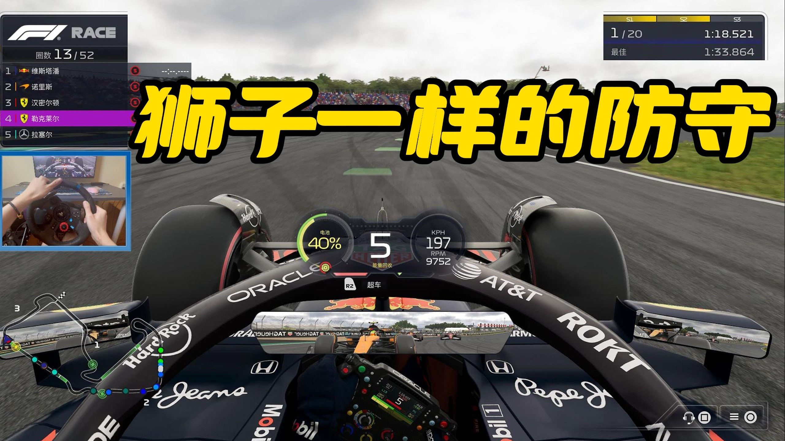 红牛车队翻盘阿斯顿马丁，诺里斯统治全场