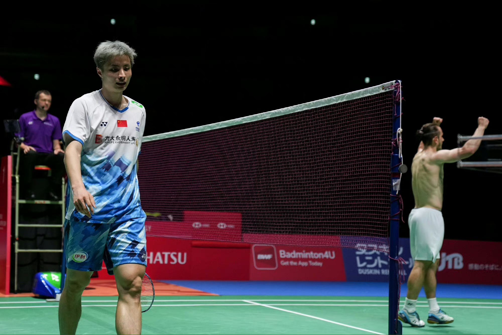 法国队力克印度队，石宇奇统治全场